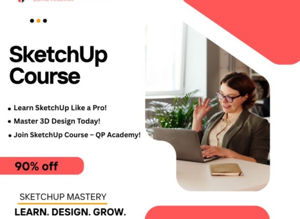 Professional SketchUp Course online by QP Academy Learn 3D Modeling and Visualization Online